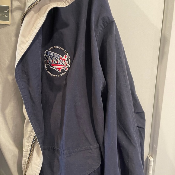 Cutter & Buck SUPER BOWL XXXVI NEW ENGLAND PATRIOTS v RAMS Embroidered LG JACKET - Picture 4 of 7